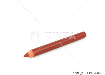 Professional Makeup Lip Liner Pencil on White Background 139076885