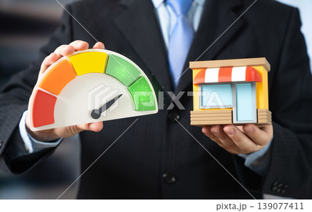Business profitability and efficiency are high. Successful business and profitable store reflect strong performance. Growth, demand and management drive sustainable results. 139077411
