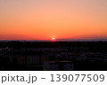 sunset over city 139077509