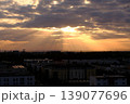 sunset over city 139077696