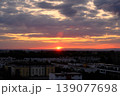 sunset over the city in Germany 139077698