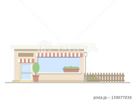 vector illustration of a shop in a flat style 139077838