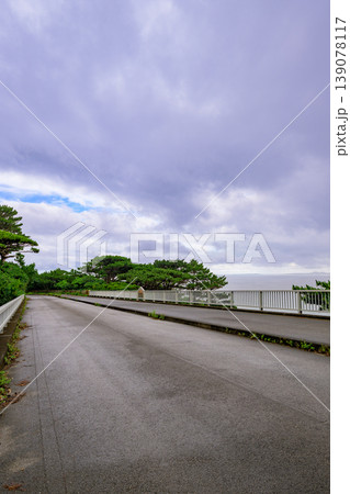海と空の広がりを感じる石垣島の静かな展望風景 139078117