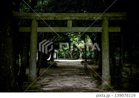 自然と信仰が調和する石垣島の群星御嶽の神聖な風景 139078119