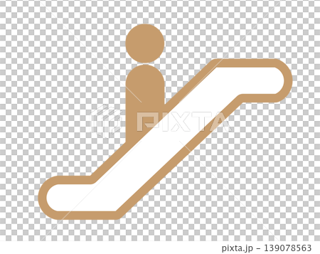 Escalator icon (mark) Escalator icon (mark) 139078563