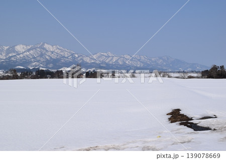東北地方の雪景色 山形県庄内 東北地方の雪景色 山形県庄内 139078669