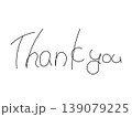 ありがとう　細文字 139079225