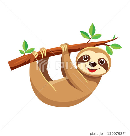 bamboo leaves cartoon character with face 139079274