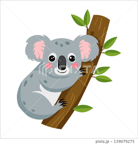 vector card with cute panda bear 139079275