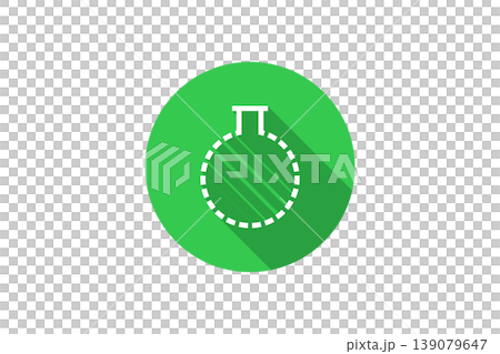 Chemistry Flask Icon in Circle Minimal Lab Science Symbol Chemistry Flask Icon in Circle Minimal Lab Science Symbol 139079647