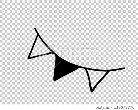 Simple handwritten garland Simple handwritten garland 139079770