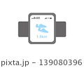 運動量を表示しているスマートウォッチ 139080396