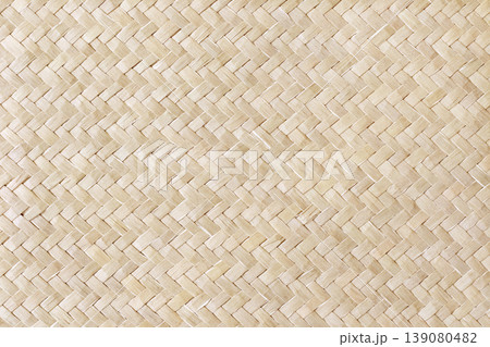 Pattern of reed weaving mat with vintage style for background and design art work. 139080482