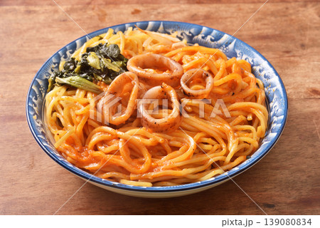 spicy squid noodles spicy squid noodles 139080834