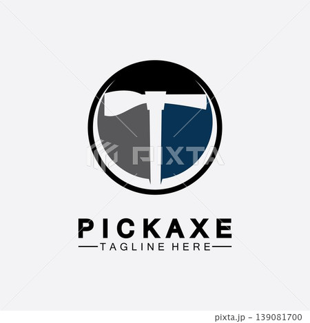 Pickaxe Logo Vector icon symbol illustration Design template, Mining Concept With Silhouette,Mining Logo, Pickaxe Logo Pickaxe Logo Vector icon symbol illustration Design template, Mining Concept With Silhouette,Mining Logo, Pickaxe Logo 139081700