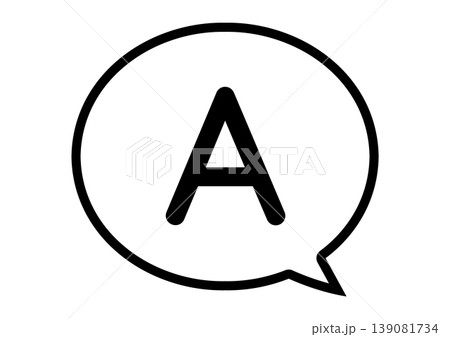 アンサー 回答 アイコン Q&A フキダシ 白黒 ベクターイラスト アンサー 回答 アイコン Q&A フキダシ 白黒 ベクターイラスト 139081734