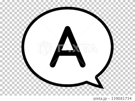 アンサー 回答 アイコン Q&A フキダシ 白黒 ベクターイラスト アンサー 回答 アイコン Q&A フキダシ 白黒 ベクターイラスト 139081734