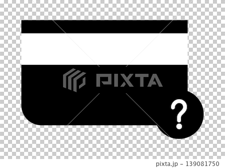 通帳紛失のイメージ アイコン 銀行 金融機関 白黒 ベクター 通帳紛失のイメージ アイコン 銀行 金融機関 白黒 ベクター 139081750