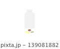 プリメントボトルと、サプリメントの錠剤 139081882