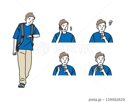 カジュアルな服装の若い男性 カジュアルな服装の若い男性 139082629