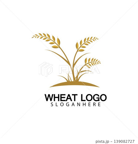 Agriculture Wheat logo template vector icon design Agriculture Wheat logo template vector icon design 139082727