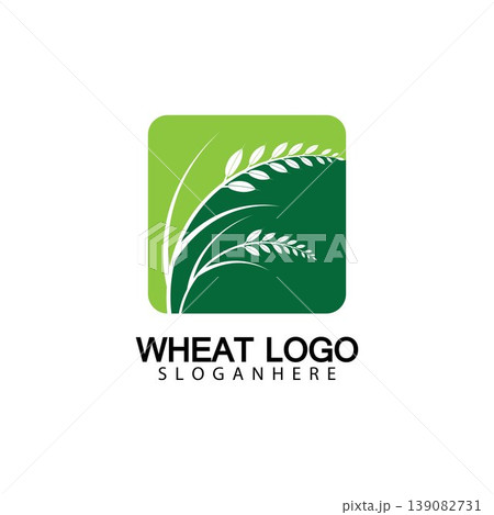 Agriculture Wheat logo template vector icon design Agriculture Wheat logo template vector icon design 139082731