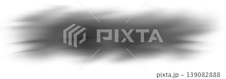 黒の霧状・モヤ（PNG、イラスト透過素材） 139082888