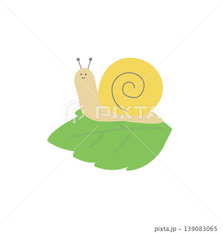 カタツムリのイラスト 梅雨素材 アイコン 紫陽花 傘 虹 かわいい カタツムリのイラスト 梅雨素材 アイコン 紫陽花 傘 虹 かわいい 139083065
