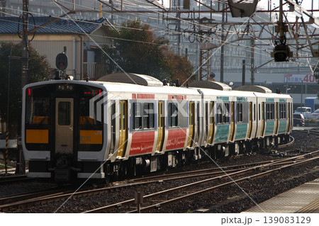 水郡線キハE130系(水戸駅) 水郡線キハE130系(水戸駅) 139083129