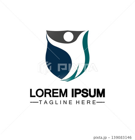 People shield icon.Life Insurance logo, protect human or insurance concept logo vector illustration design isolated on white background People shield icon.Life Insurance logo, protect human or insurance concept logo vector illustration design isolated on white background 139083146