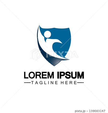 People shield icon.Life Insurance logo, protect human or insurance concept logo vector illustration design isolated on white background People shield icon.Life Insurance logo, protect human or insurance concept logo vector illustration design isolated on white background 139083147