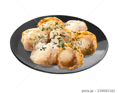 帆立のしょうゆバター焼き 139083182