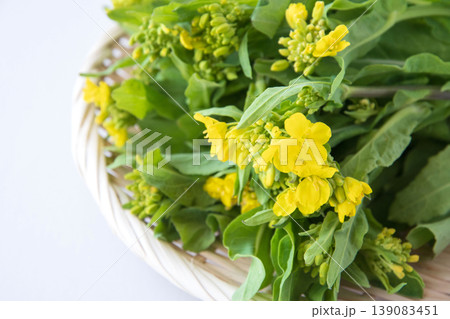 野沢菜の茎立ち 野沢菜の茎立ち 139083451