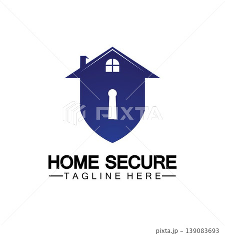 Home secure logo, smart house logo design,Home protection logo design template. Vector shield and house logotype illustration. Home secure logo, smart house logo design,Home protection logo design template. Vector shield and house logotype illustration. 139083693