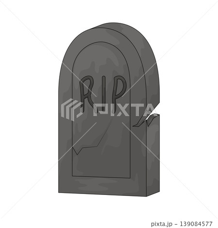 Illustration of RIP Tombstone Illustration of RIP Tombstone 139084577