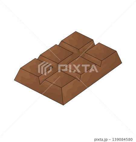 Illustration of Chocolate Bar Illustration of Chocolate Bar 139084580