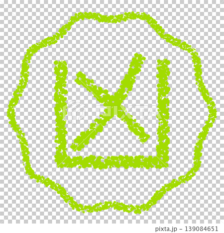 Crayon-style hand-drawn stamp-like lettering: Bad luck Crayon-style hand-drawn stamp-like lettering: Bad luck 139084651