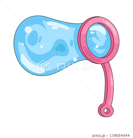 Illustration of bubble wand 139084944