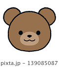 クマの顔のイラスト 139085087