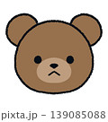 クマの顔のイラスト 139085088