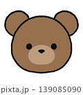 クマの顔のイラスト 139085090