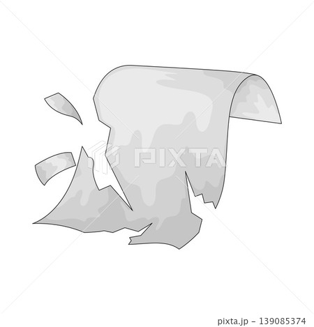 Illustration of Torn Paper 139085374