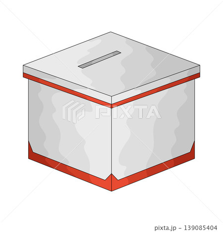 Illustration of Ballot Box 139085404