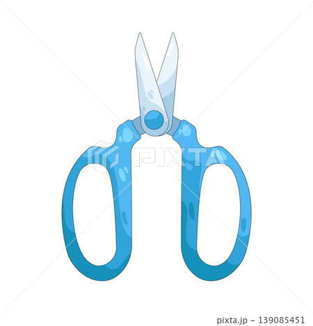 Illustration of Flower scissors 139085451