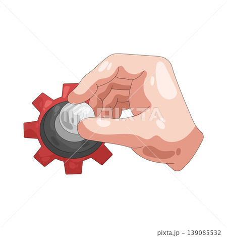 Illustration of adjustable setting 139085532