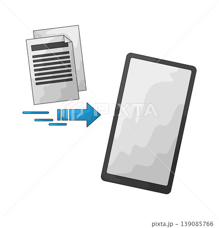 Illustration of Move File Illustration of Move File 139085766