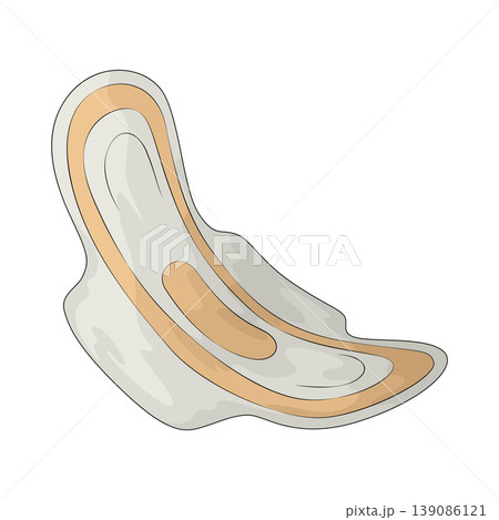 Illustration of Sanitary napkin 139086121