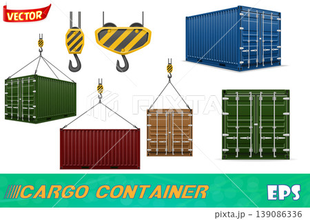 cargo container vector illustration cargo container vector illustration 139086336