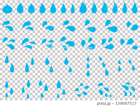 汗と涙のかわいいアイコンイラストセット 139087517