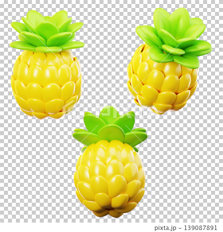 3d, vegetable, set 139087891